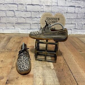 TWISTED X BOOTS WOMEN'S CHEETAH PRINT DRIVING MOCS